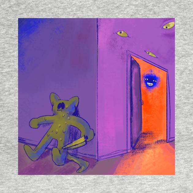 hallway creep by KITTYFROGS